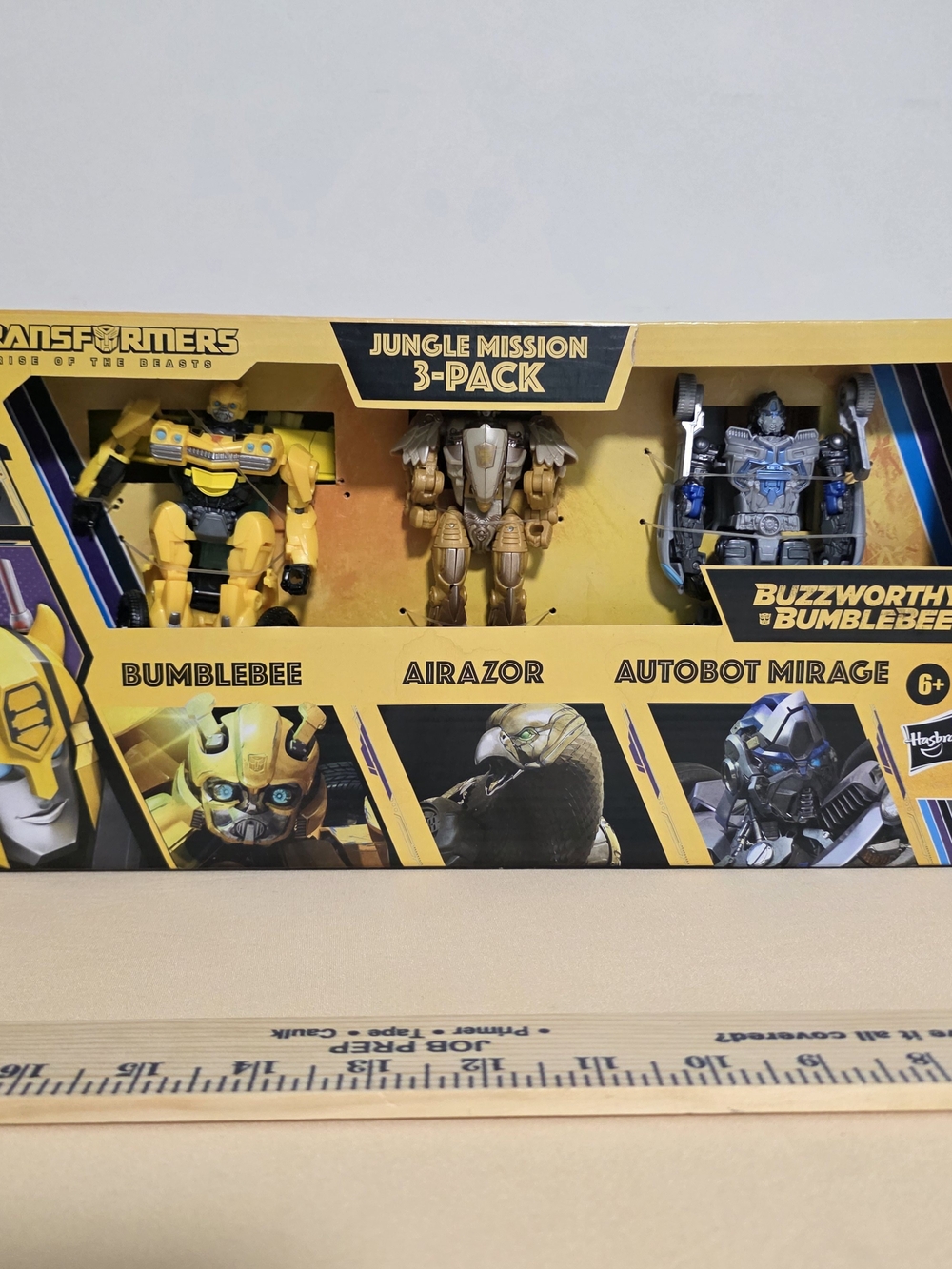 Hasbro Transformers Jungle Mission 3-Pack Bumblebee Yellow Gold Blue - Picture 1 of 8
